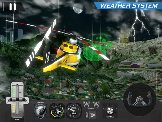 Helicopter Flight Pilot Sim iPad  Ekran Görüntüleri