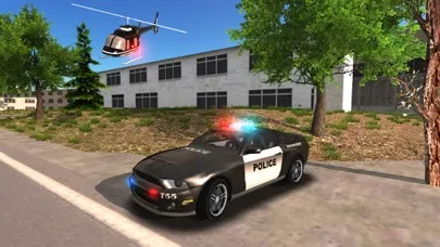 Tangkapan layar Police Car driving Offroad 4x4