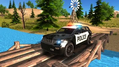 Tangkapan layar Police Car driving Offroad 4x4