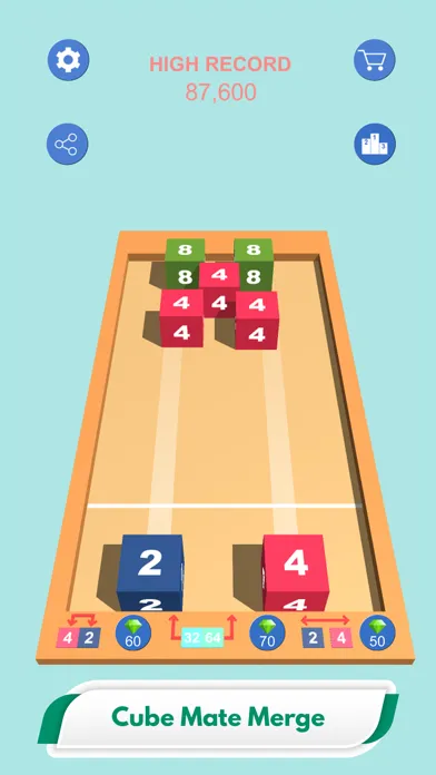Cube Mate 2048 - Merge Puzzle Screenshots