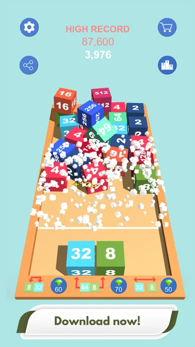 Cube Mate 2048 - Merge Puzzle Screenshots
