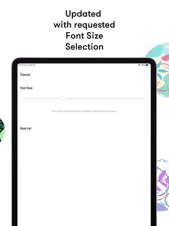 Captures d'écran de WrapItUp - Text Summarizer ™ iPad 