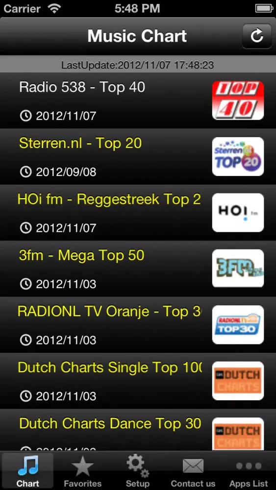 Скриншоты Dutch Hits! (Free) - Get The Newest Dutch music charts!