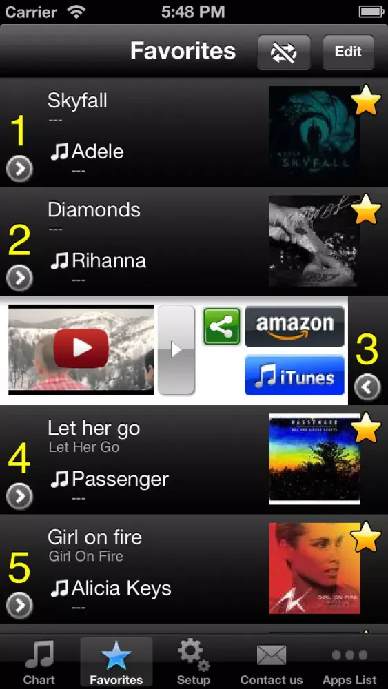 Скриншоты Dutch Hits! (Free) - Get The Newest Dutch music charts!