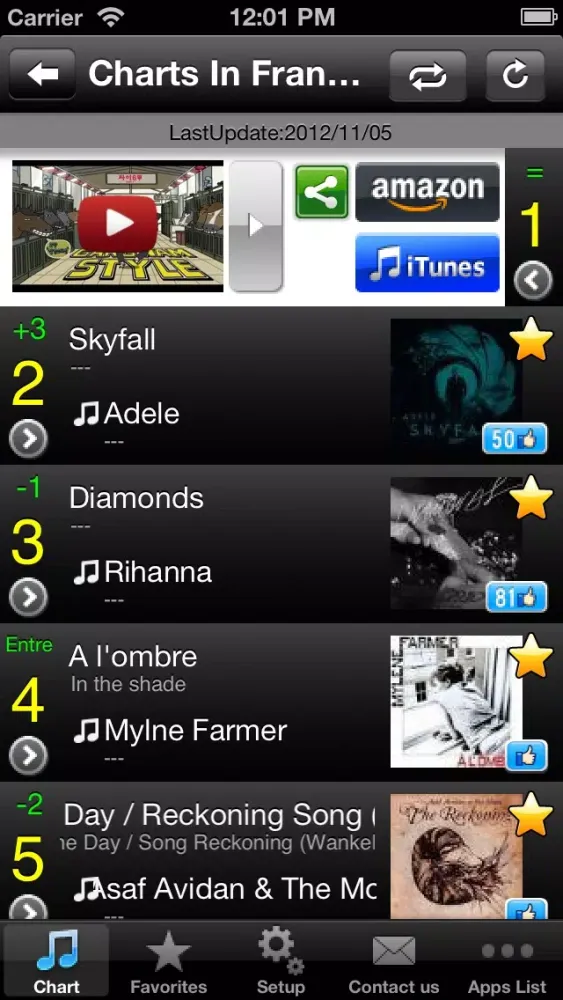 French Hits!(Free) - Get The Newest French Music Charts Screenshots