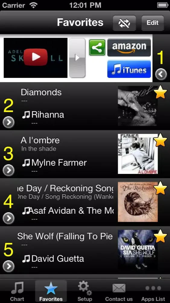 French Hits!(Free) - Get The Newest French Music Charts Screenshots