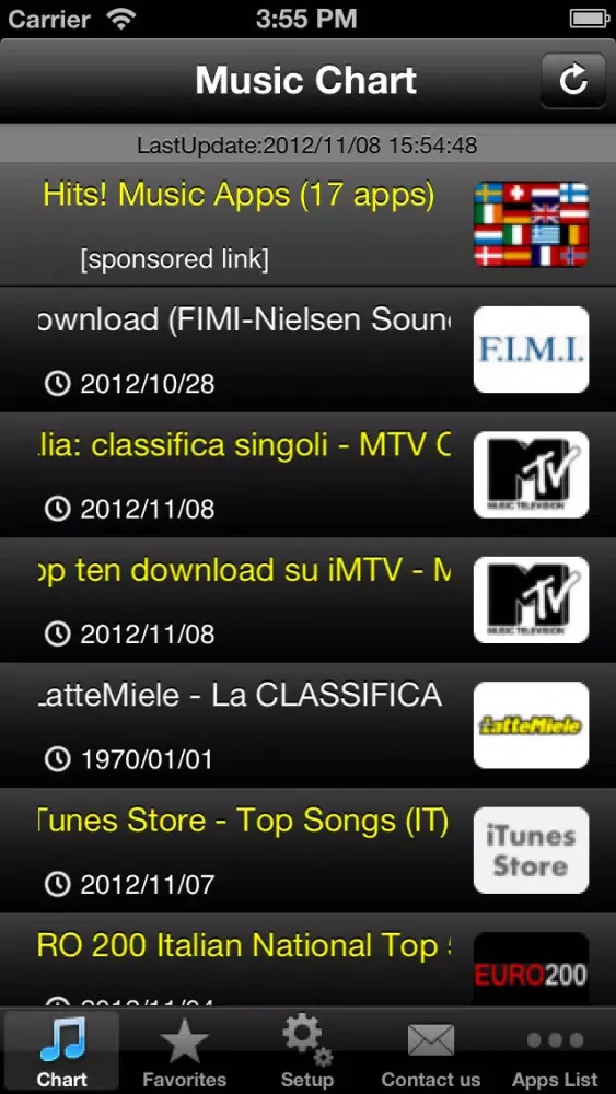 Italian Hits! (Free) - Get The Newest Italian music charts! Screenshots