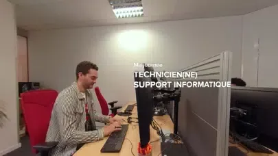 Captures d'écran de Technicien support info H/F