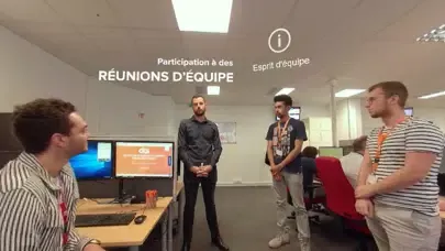 Captures d'écran de Technicien support info H/F