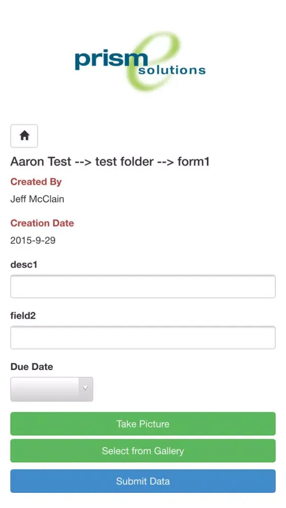 Tangkapan skrin Airline Data Form APP