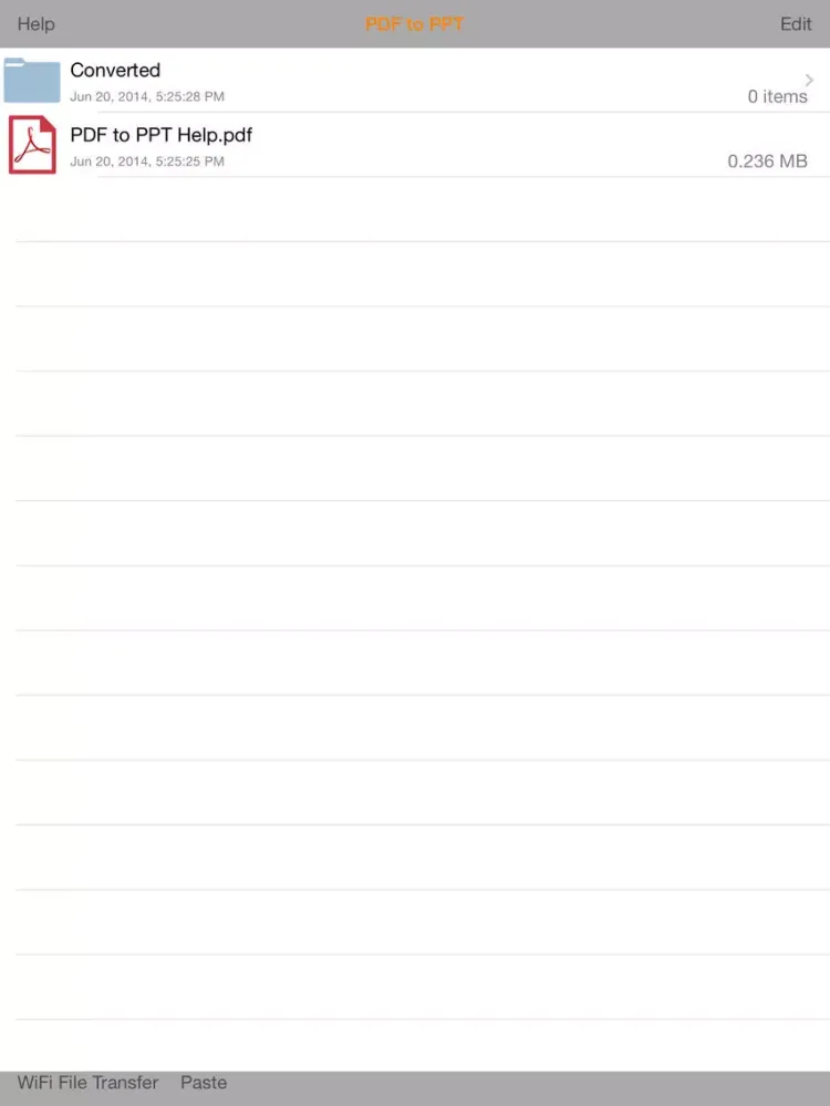 Screenshot di PDF to PPT iPad 