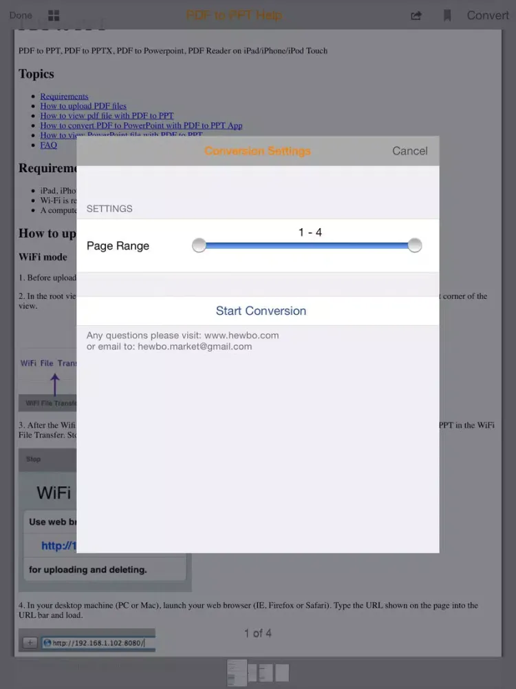 Screenshot di PDF to PPT iPad 