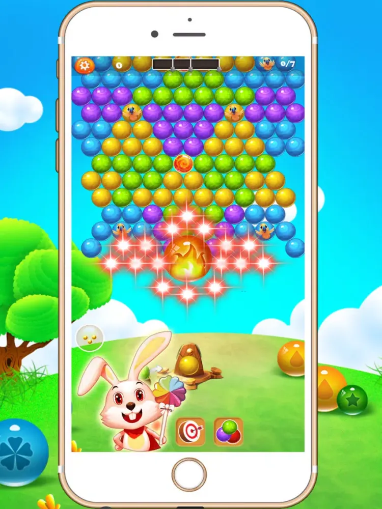 Bubble Shooter: Bird Rescue iPad  Ekran Görüntüleri