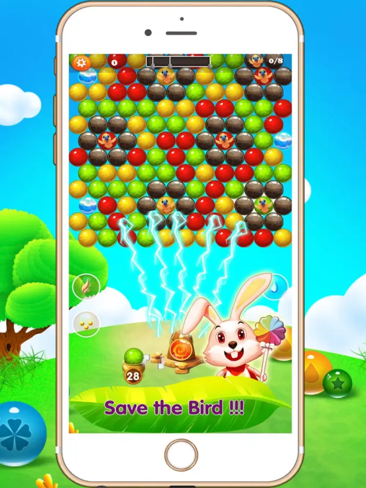 Bubble Shooter: Bird Rescue iPad  Ekran Görüntüleri