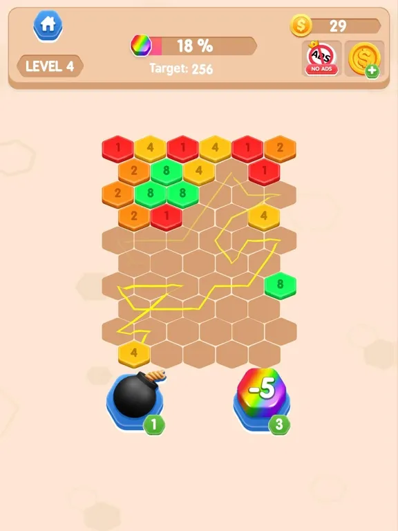 Capturas de pantalla de Hexa Color: Number Sort Puzzle iPad 