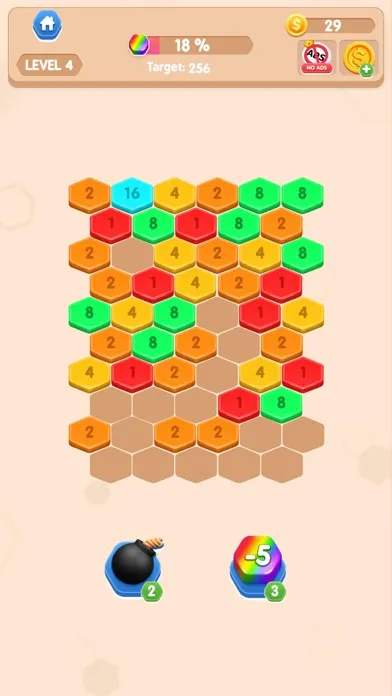 Capturas de pantalla de Hexa Color: Number Sort Puzzle
