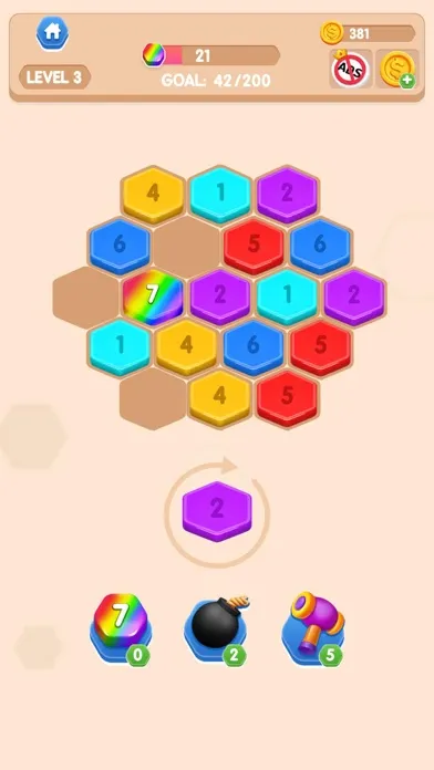 Capturas de pantalla de Hexa Color: Number Sort Puzzle