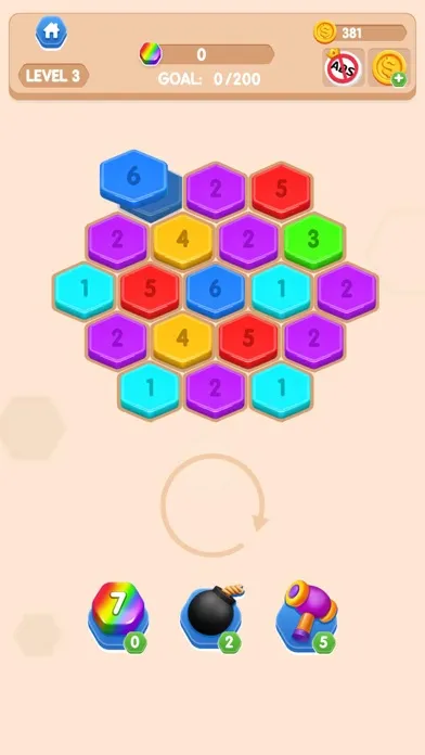 Capturas de pantalla de Hexa Color: Number Sort Puzzle