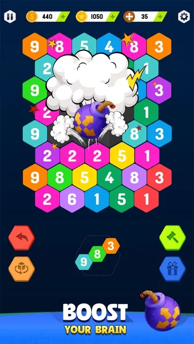 Hexa Merge Sort Puzzle Game سکرین شاٹس