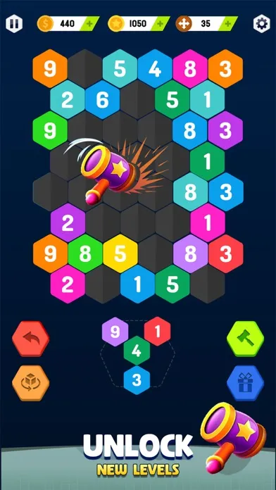 Hexa Merge Sort Puzzle Game سکرین شاٹس