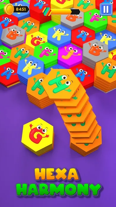 Hexa Sort 3d Color Hexa Puzzle Screenshots
