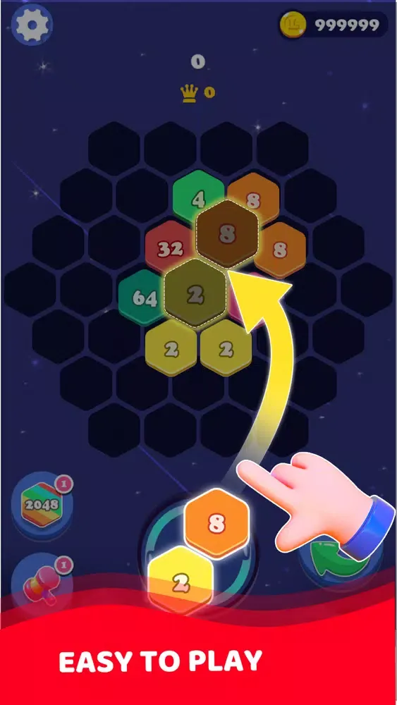 2048 Hexagon Fever Ekran Görüntüleri