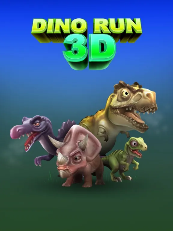 Dinosaur Run 3D Runner Game iPad 應用截圖