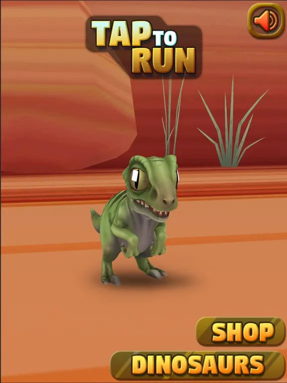 Dinosaur Run 3D Runner Game iPad 應用截圖