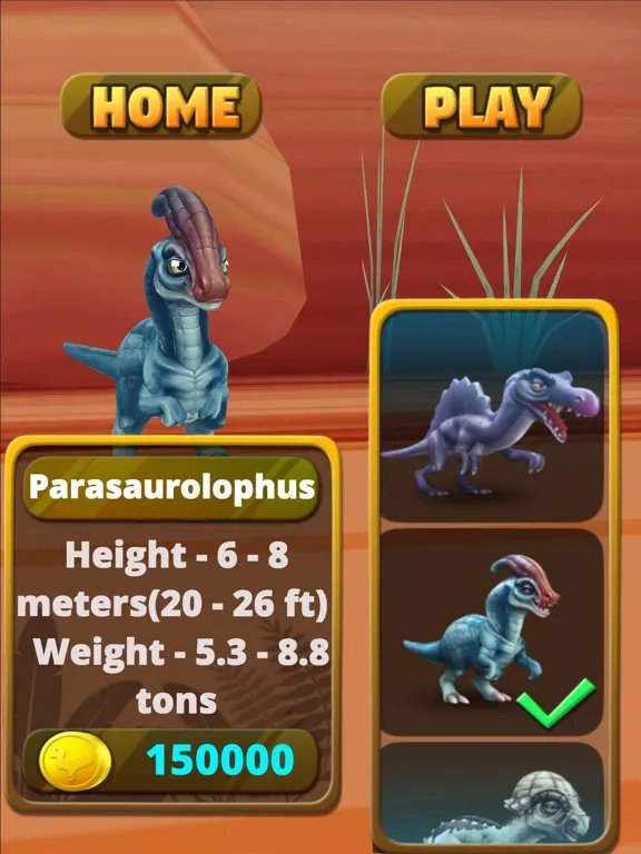Dinosaur Run 3D Runner Game iPad 應用截圖