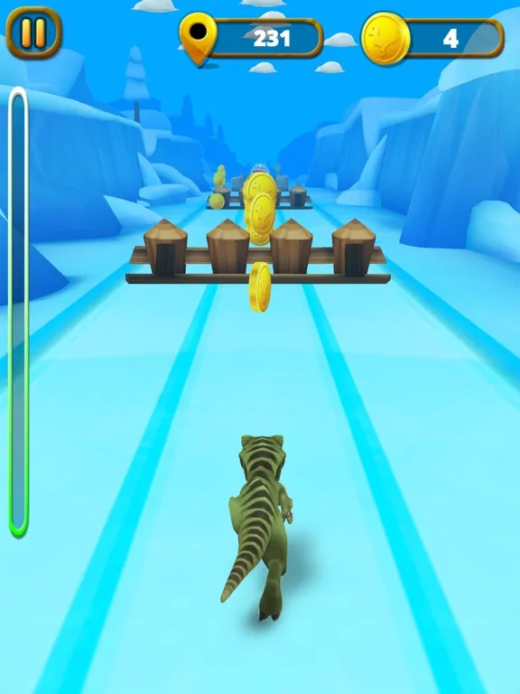 Dinosaur Run 3D Runner Game iPad 應用截圖