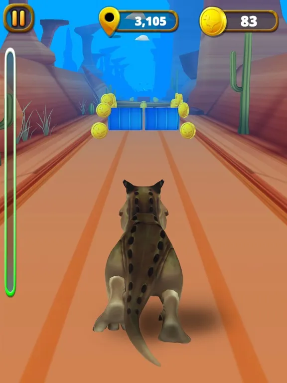 Dinosaur Run 3D Runner Game iPad 應用截圖
