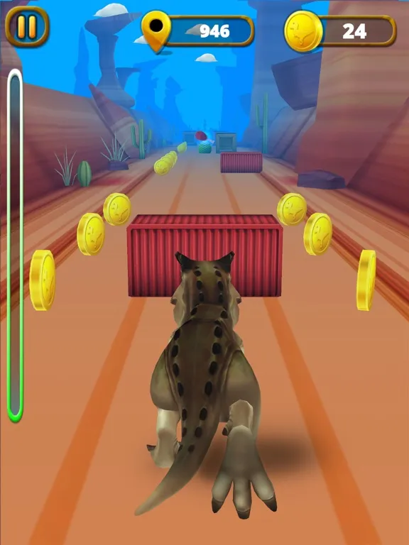 Dinosaur Run 3D Runner Game iPad 應用截圖