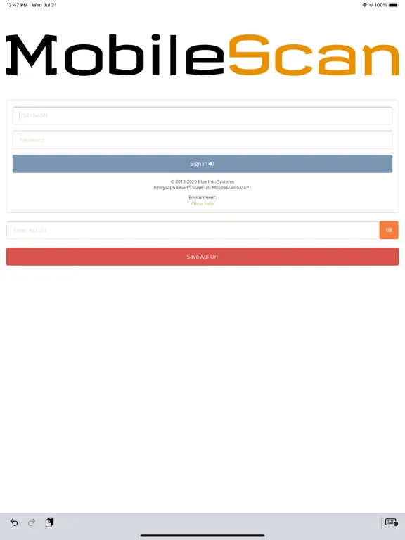 Zrzuty ekranu Smart Materials MobileScan50 iPad 