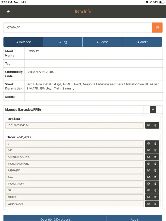 Zrzuty ekranu Smart Materials MobileScan50 iPad 