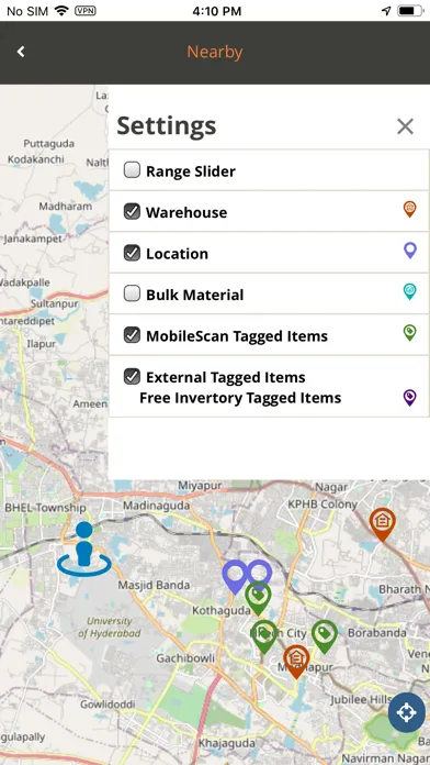 Zrzuty ekranu Smart Materials MobileScan50