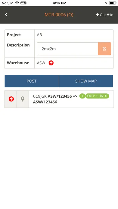 Zrzuty ekranu Smart Materials MobileScan50
