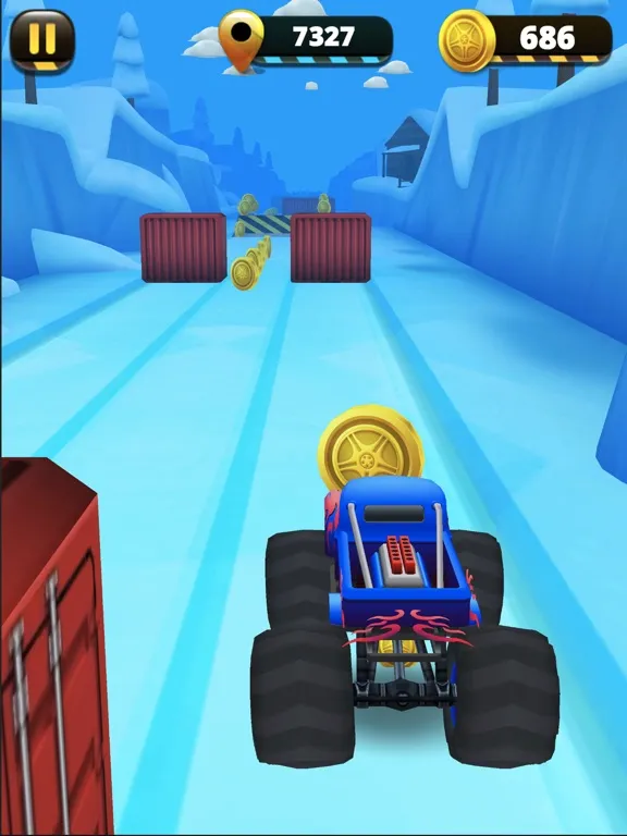 Capturas de pantalla de Monster Truck 3D Runner action iPad 