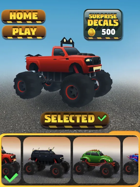 Capturas de pantalla de Monster Truck 3D Runner action iPad 