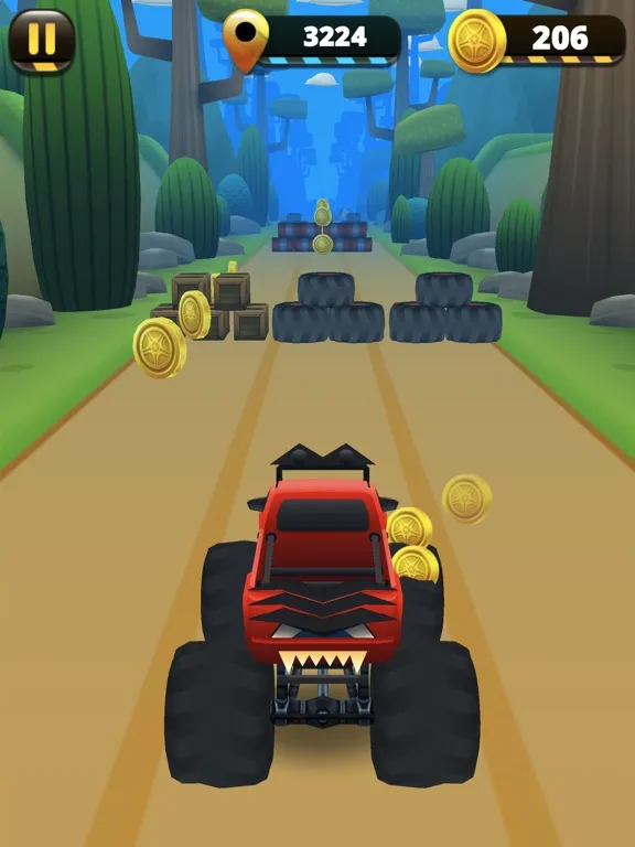Capturas de pantalla de Monster Truck 3D Runner action iPad 