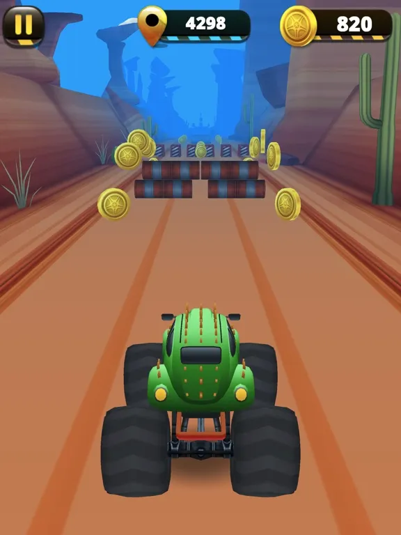 Capturas de pantalla de Monster Truck 3D Runner action iPad 