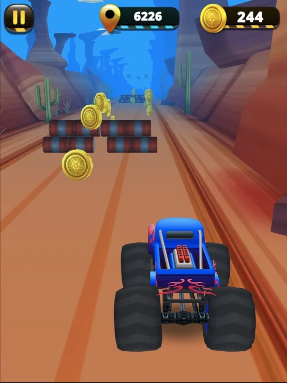 Capturas de pantalla de Monster Truck 3D Runner action iPad 
