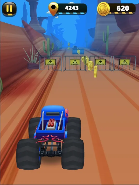 Capturas de pantalla de Monster Truck 3D Runner action iPad 