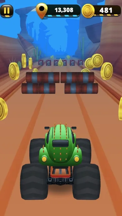Capturas de pantalla de Monster Truck 3D Runner action