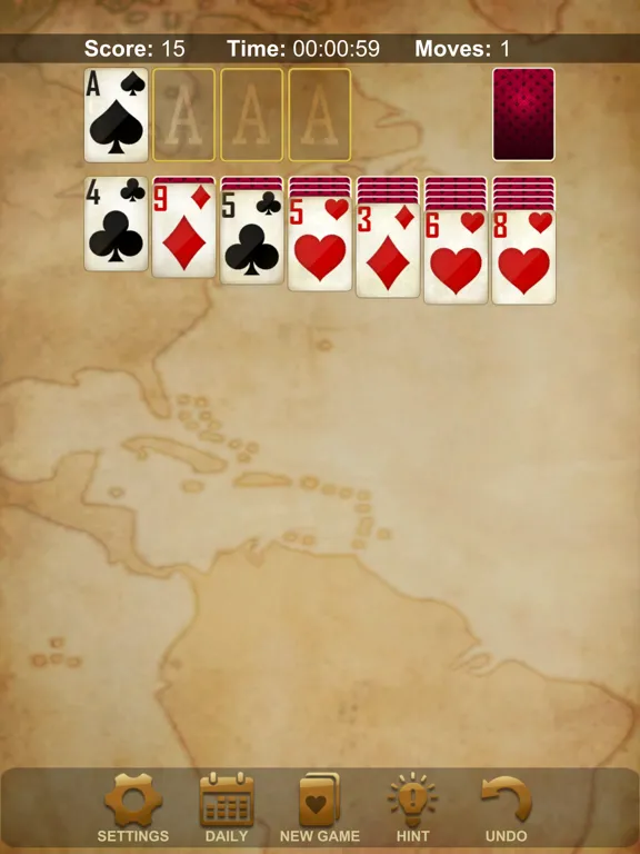 Solitaire Classic Fun Klondike iPad  स्क्रीनशॉट