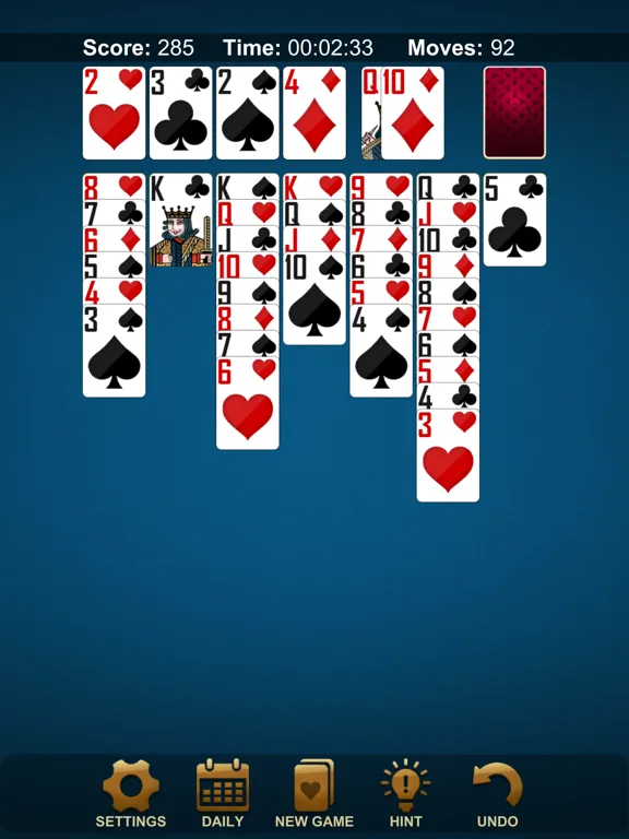 Solitaire Classic Fun Klondike iPad  स्क्रीनशॉट