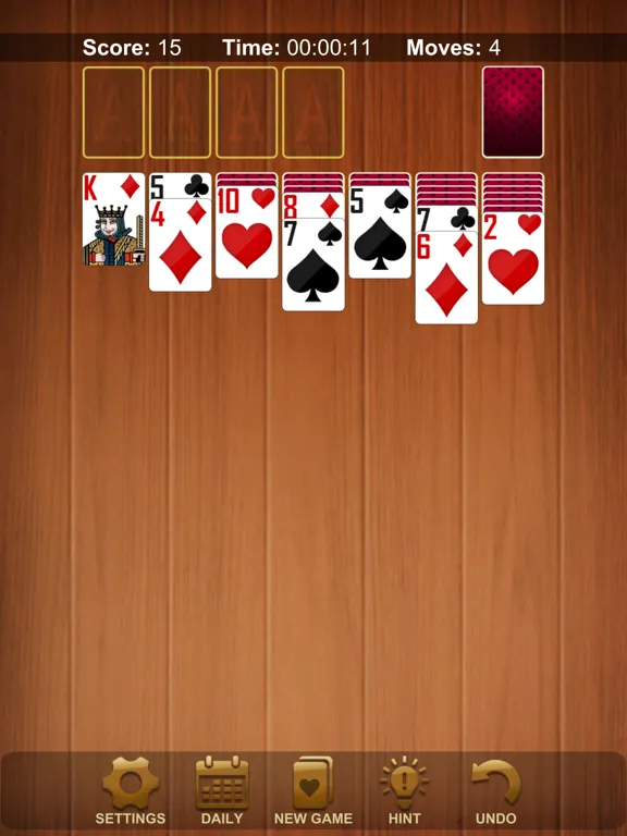 Solitaire Classic Fun Klondike iPad  स्क्रीनशॉट