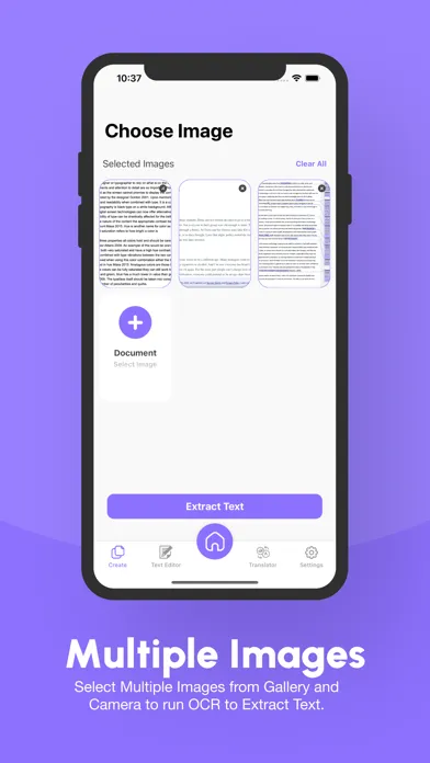 Capturas de tela do OCR Scanner & PDF Converter