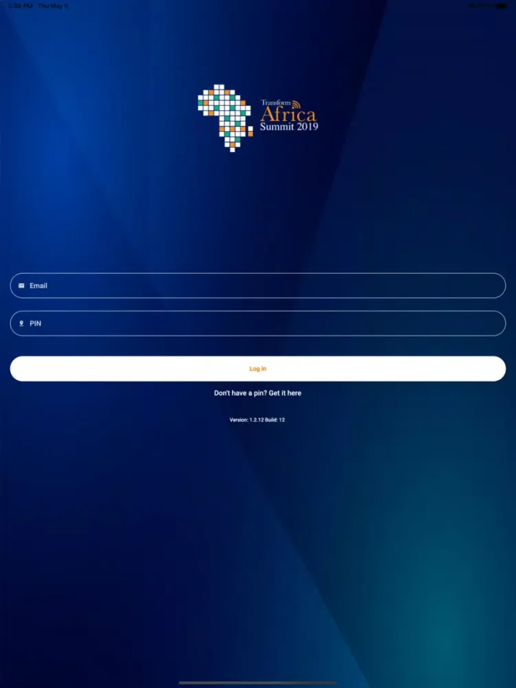 Tangkapan skrin Transform Africa Summit App iPad 