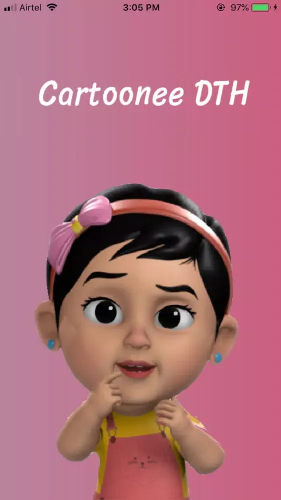 Tangkapan skrin Cartoonee DTH