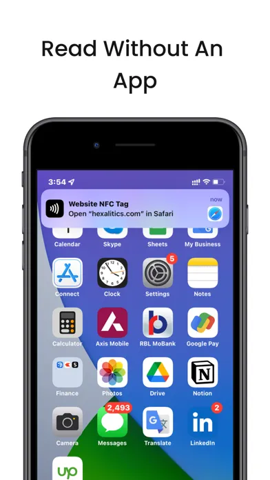 Tangkapan skrin NFC Smart Tool